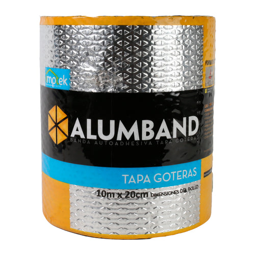 CINTA ASFÁLTICA TAPA GOTERAS ALUMBAND 20 cm x 10 m - Imptek