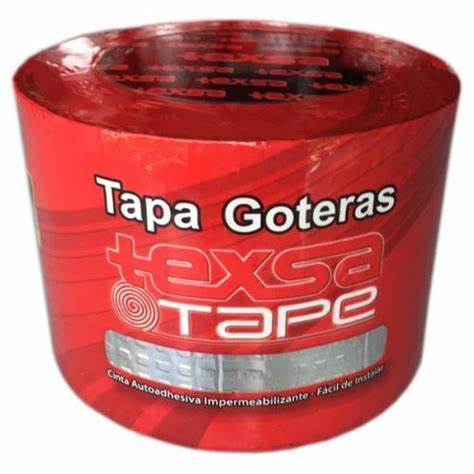 CINTA ASFÁLTICA TAPA GOTERAS TEXSA TAPE 10 cm x 10 m